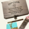 Baptism Gift Prayer Journal Box Set Handcrafted Walnut Wood Design Spiritual Writing Journal Kit Personal Faith 